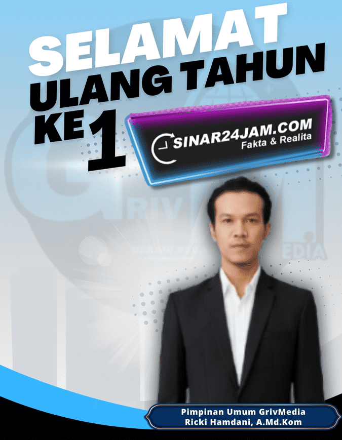 GrivMedia Ucapkan Selamat Ulang tahun untuk sinar 24 jam