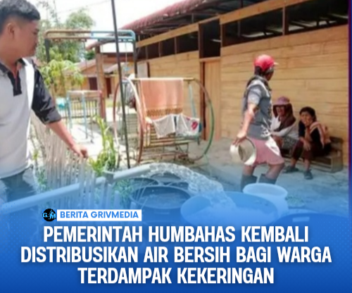 Pemkab Humbahas distribusikan air bersih