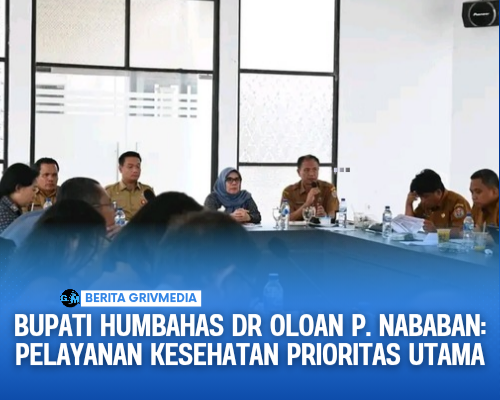 Bupati Humbahas: Pelayanan Kesehatan prioritas utama
