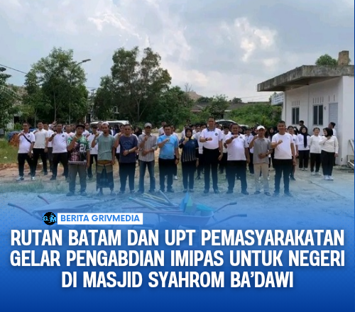 Rutan Batam dan UPT Pemasyarakatan Gelar Pengabdian Imipas