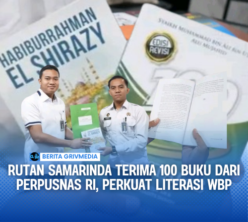 Rutan Samarinda terima 100 buku dari perpusnas RI