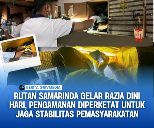 Rutan Samarinda Gelar razia dini hari