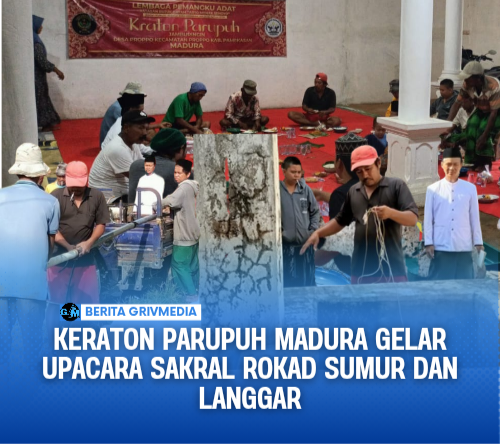 Keraton Parupuh Madura Gelar upacara sakral rokad sumur dan langgar