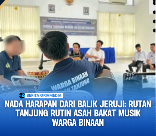 Nada harapan dari balik jeruji rutan Tanjung asah bakat musik