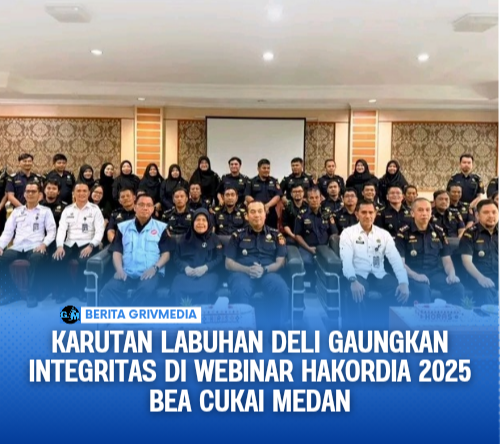 Karutan Labuhan Deli Gaungkan Integritas di webinar hakordia