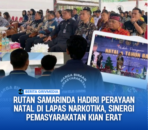 Rutan Samarinda hadiri perayaan natal di lapas narkotika