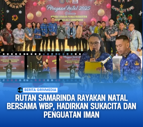 Rutan Samarinda rayakan Natal bersama WBP