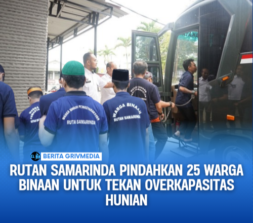 Rutan Samarinda Pindahkan 25 Warga Binaan untuk Tekan Overkapasitas Hunian