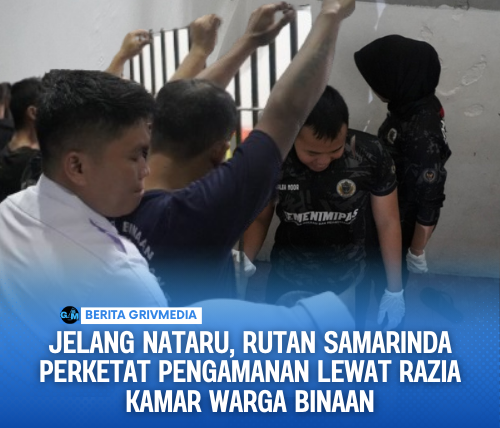 Jelang Nataru, Rutan Samarinda Perketat Pengamanan Lewat Razia Kamar Warga Binaan