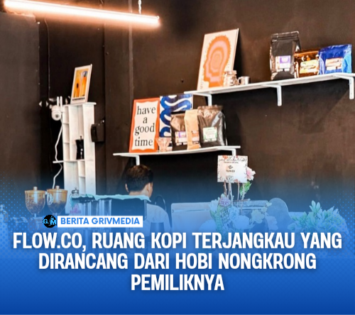 FLOW.CO, Ruang Kopi Terjangkau yang Dirancang dari Hobi Nongkrong Pemiliknya