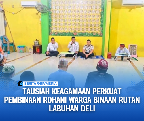 Tausiah Keagamaan Perkuat Pembinaan Rohani Warga Binaan Rutan Labuhan Deli