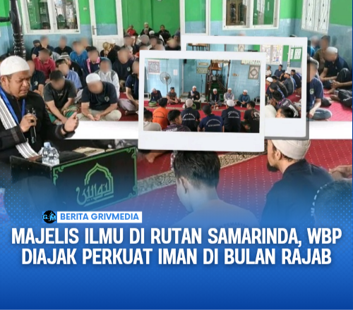 Majelis Ilmu di Rutan Samarinda, WBP Diajak Perkuat Iman di Bulan Rajab