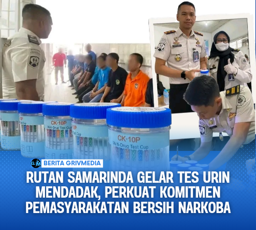 Rutan Samarinda Gelar Tes Urin Mendadak, Perkuat Komitmen Pemasyarakatan Bersih Narkoba