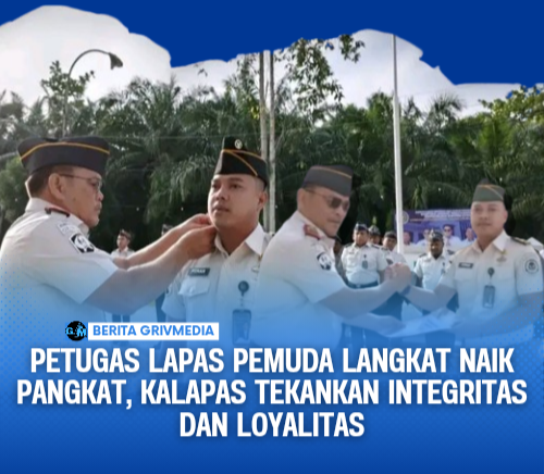 Petugas Lapas Pemuda Langkat Naik Pangkat, Kalapas Tekankan Integritas dan Loyalitas