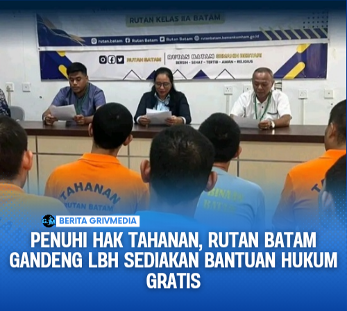 Penuhi Hak Tahanan, Rutan Batam Gandeng LBH Sediakan Bantuan Hukum Gratis