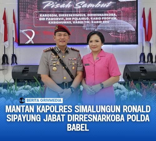 Mantan Kapolres Simalungun Ronald Sipayung Jabat Dirresnarkoba Polda Babel