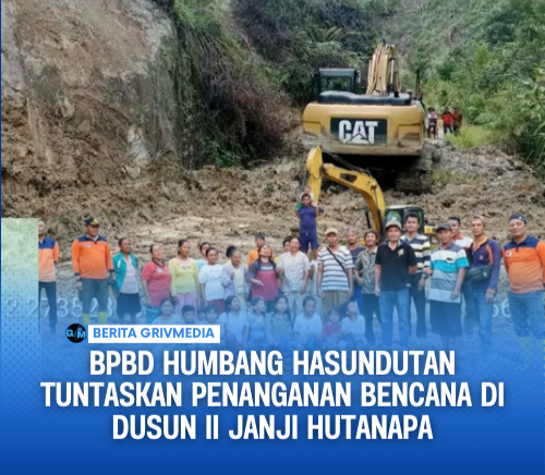 BPBD Humbang Hasundutan Tuntaskan Penanganan Bencana di Dusun II Janji Hutanapa
