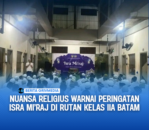 Nuansa Religius Warnai Peringatan Isra Mi’raj di Rutan Kelas IIA Batam