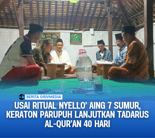 Usai Ritual Nyello’ Aing 7 Sumur, Keraton Parupuh Lanjutkan Tadarus Al-Qur’an 40 Hari