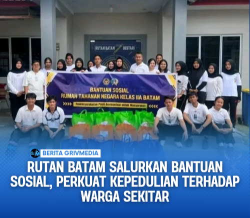 Rutan Batam Salurkan Bantuan Sosial, Perkuat Kepedulian terhadap Warga Sekitar