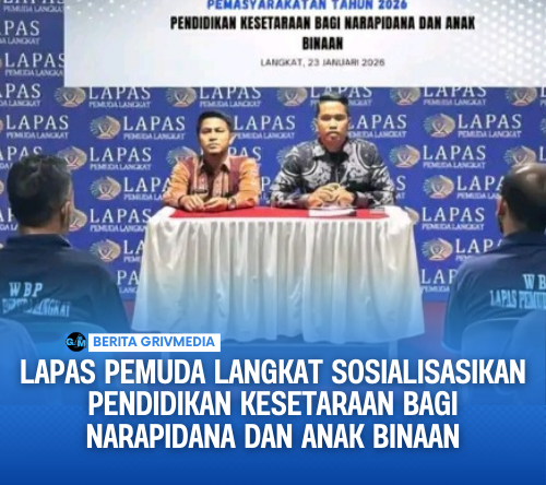 Lapas Pemuda Langkat Sosialisasikan Pendidikan Kesetaraan bagi Narapidana dan Anak Binaan