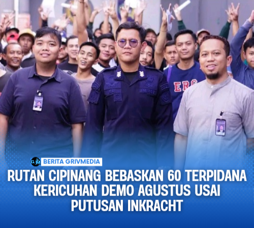 Rutan Cipinang Bebaskan 60 Terpidana Kericuhan Demo Agustus Usai Putusan Inkracht