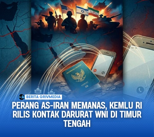 Perang AS-Iran Memanas, Kemlu RI Rilis Kontak Darurat WNI di Timur Tengah