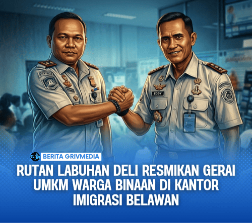 Rutan Labuhan Deli Resmikan Gerai UMKM Warga Binaan di Kantor Imigrasi Belawan