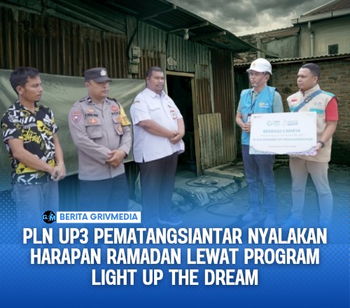 PLN UP3 Pematangsiantar Nyalakan Harapan Ramadan Lewat Program Light Up The Dream