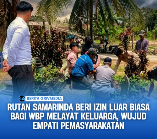 Rutan Samarinda. Izin. Melayat. Rutan Samarinda Beri Izin WBP Melayat Keluarga.