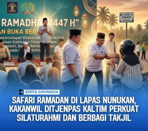 Safari Ramadan di Lapas Nunukan, Kakanwil Ditjenpas Kaltim Perkuat Silaturahmi dan Berbagi Takjil