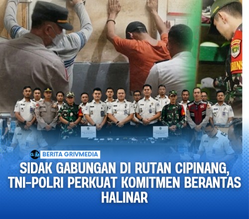 Sidak Gabungan di Rutan Cipinang, TNI–Polri Perkuat Komitmen Berantas Halinar
