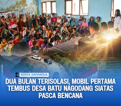 Dua Bulan Terisolasi, Mobil Pertama Tembus Desa Batu Nagodang Siatas Pasca Bencana