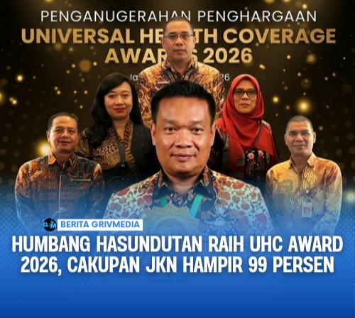 Humbang Hasundutan Raih UHC Award 2026, Cakupan JKN Hampir 99 Persen