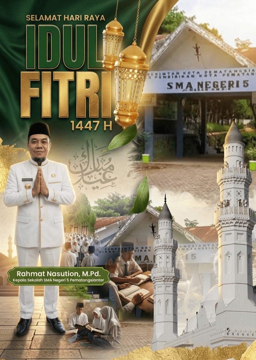 Rahmad Nasution Kepala Sekolah SMA Negeri 5 Pematangsiantar 