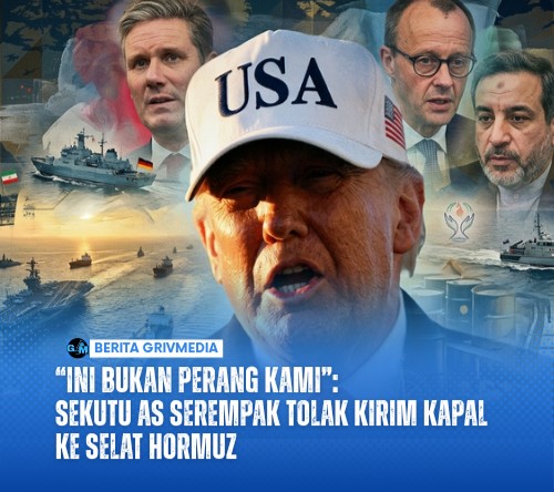 “Ini Bukan Perang Kami”: Sekutu AS Kompak Tolak Kirim Kapal Perang ke Selat Hormuz