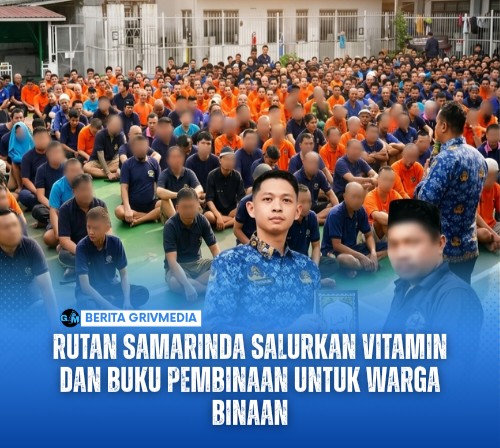 Rutan Samarinda Salurkan Vitamin dan Buku Pembinaan untuk Warga Binaan