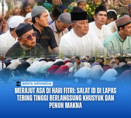 Merajut Asa di Hari Fitri: Salat Id di Lapas Tebing Tinggi Berlangsung Khusyuk dan Penuh Makna