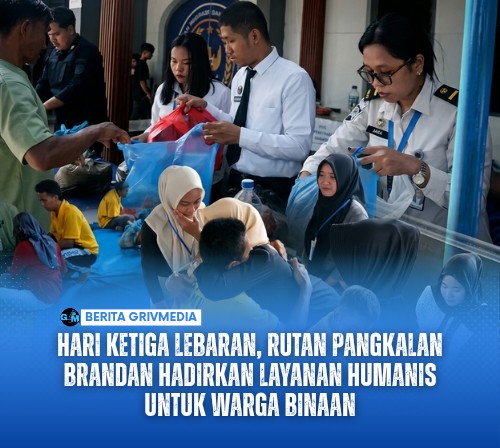 Hari Ketiga Lebaran, Rutan Pangkalan Brandan Hadirkan Layanan Humanis untuk Warga Binaan