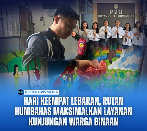 Hari Keempat Lebaran, Rutan Humbahas Maksimalkan Layanan Kunjungan Warga Binaan