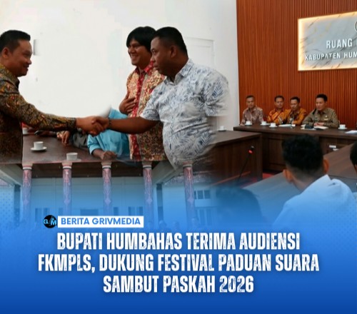Bupati Humbahas Terima Audiensi FKMPLS, Dukung Festival Paduan Suara Sambut Paskah 2026