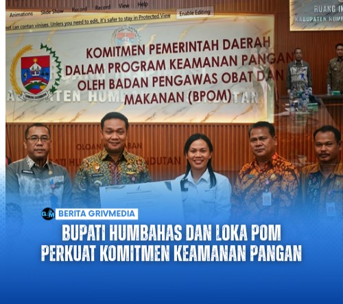 Bupati Humbahas dan Loka POM Perkuat Komitmen Keamanan Pangan