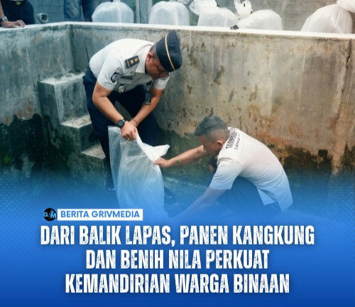 Dari Balik Lapas, Panen Kangkung dan Benih Nila Perkuat Kemandirian Warga Binaan
