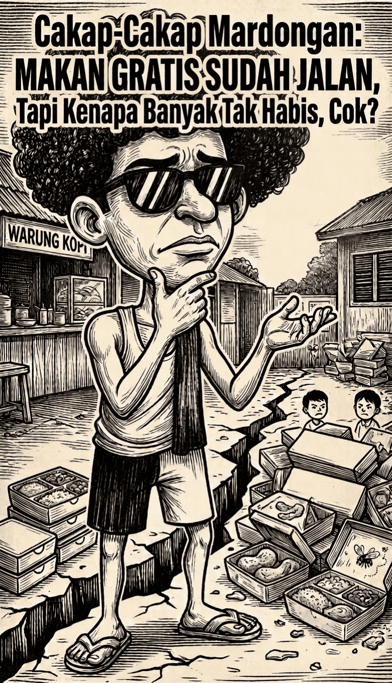 Cakap-Cakap Mardongan: Makan Gratis Sudah Jalan, Tapi Kenapa Banyak Tak Habis, Cok?