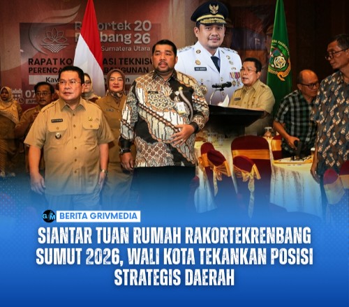 Siantar Tuan Rumah Rakortekrenbang Sumut 2026, Wali Kota Tekankan Posisi Strategis Daerah