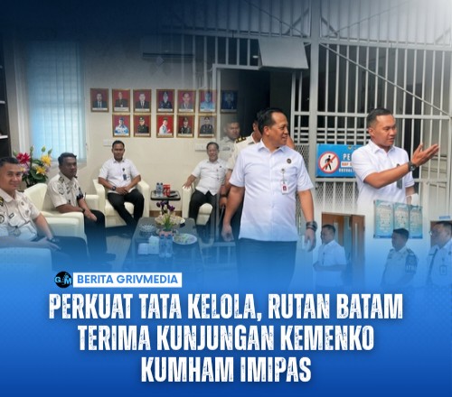 Perkuat Tata Kelola, Rutan Batam Terima Kunjungan Kemenko Kumham Imipas