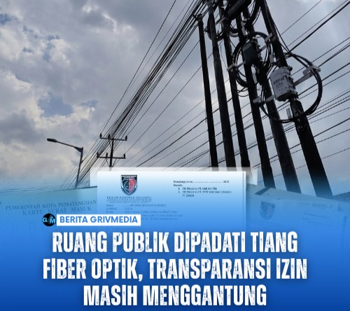 Ruang Publik Dipadati Tiang Fiber Optik, Transparansi Izin Masih Menggantung