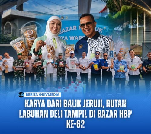 Karya dari Balik Jeruji, Rutan Labuhan Deli Tampil di Bazar HBP ke-62