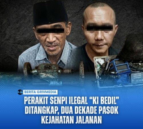 Perakit Senpi Ilegal “Ki Bedil” Ditangkap, Dua Dekade Pasok Kejahatan Jalanan