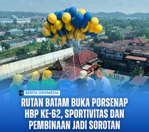 Rutan Batam Buka PORSENAP HBP ke-62, Sportivitas dan Pembinaan Jadi Sorotan